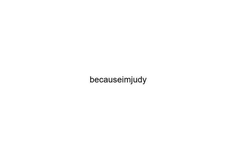 becauseimjudy