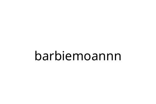 barbiemoannn