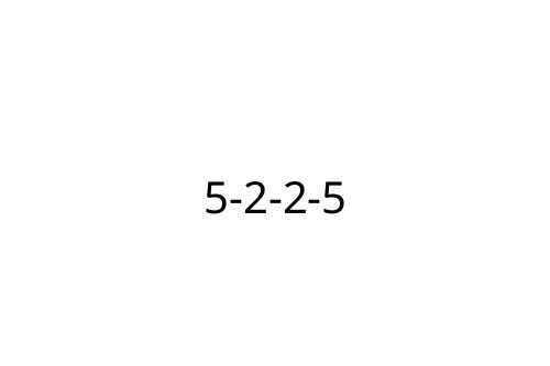 5-2-2-5