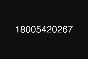 18005420267