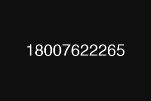18007622265