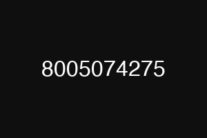 8005074275