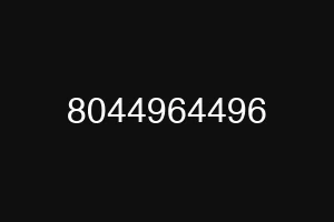 8044964496