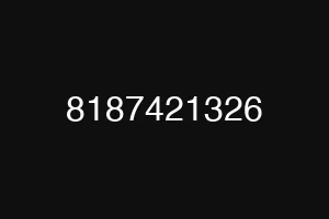 8187421326