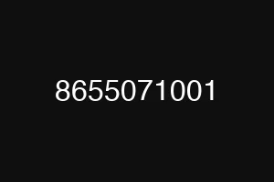 8655071001